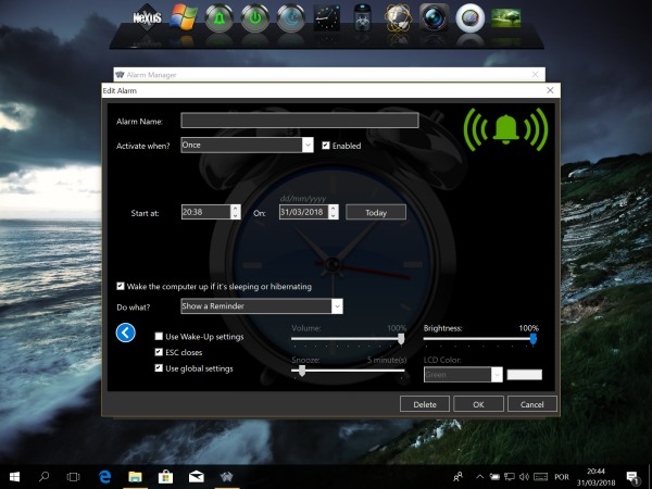 闹钟编辑器详细设置