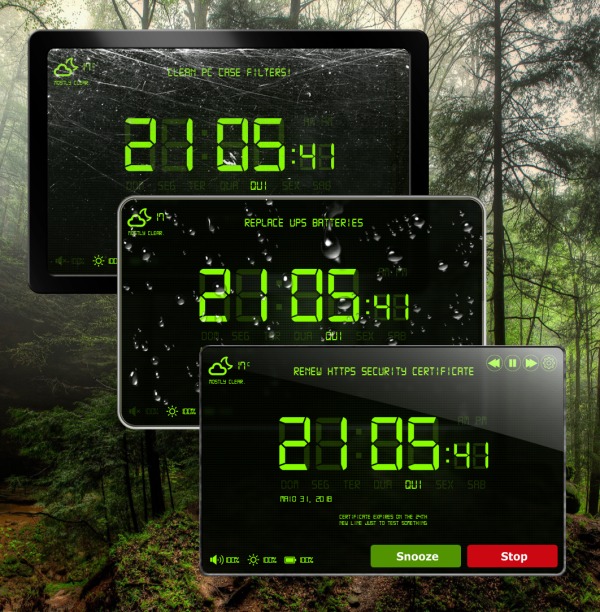 闹钟覆盖层选项