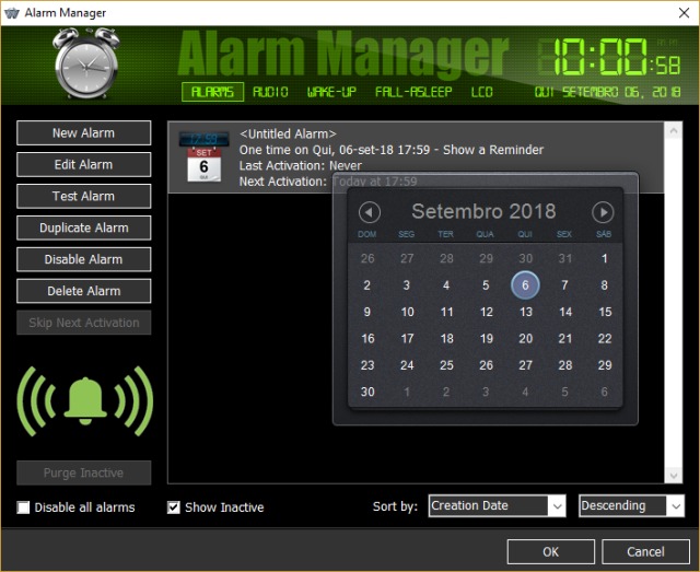 日历与闹钟集成